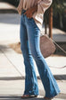 Febedress Distressed Bell Bottoms Skinny Denim Pants