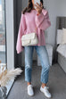 Febedress Crewneck Drop Shoulder Comfy Pullover Sweater