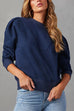 Febedress Crewneck Puff Sleeves Comfy Sweatshirt