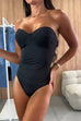 Febedress Sweetheart Neck Strapless Bustier Bodysuit