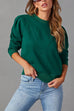 Febedress Crewneck Puff Sleeves Comfy Sweatshirt