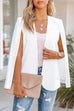 Febedress Open Front Split Sleeves Cape Jacket