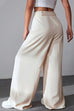 Febedress High Rise Wide Leg Pocketed Baggy Pants