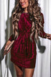 Febedress Tie Waist Velvet Holiday Dress(in 4 Colors)