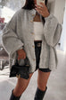 Febedress Drop Shoulder Button Up Slouchy Sweater Cardigan