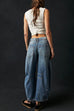 Febedress Mid Rise Barrel Leg Jeans