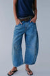 Febedress Mid Rise Barrel Leg Jeans