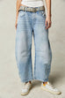 Febedress Mid Rise Barrel Leg Jeans