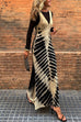 V Neck Sleeveless Tie Dye A-line Maxi Dress