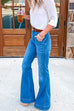 Febedress Distressed Bell Bottom Skinny Jeans