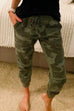 Febedress Drawstring Waist Camo Jogger