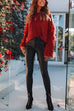 Febedress Stylish Tassel Long Sleeve Knit Pullover Sweater