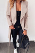 Febedress Lapel Open Front Long Sleeve Cardigans