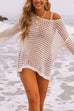 Febedress Crewneck Hollow Out Side Split Cover Up