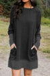 Febedress Maureen Pockets Cozy Autumun Sweatershirt Dress