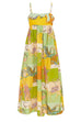 Febedress Bow Knot Back Dinosaur Printed Cami Maxi Holiday Dress