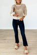 Febedress Crewneck Hollow Out Knitting Top