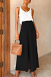 Febedress Elastic Waist Wide Leg Palazzo Pants