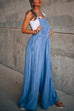 Febedress Pocketed Wide Leg Baggy Denim Overalls