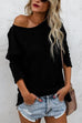 Febedress Solid Long Sleeves Cozy T-shirt