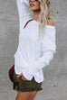 Febedress Solid Long Sleeves Cozy T-shirt